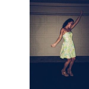 Lilly Pulitzer strapless dress